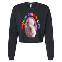Mulch Gang 4 Life Funny Cropped Pullover Crew