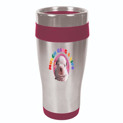 Mulch Gang 4 Life Funny 16oz Travel Tumbler