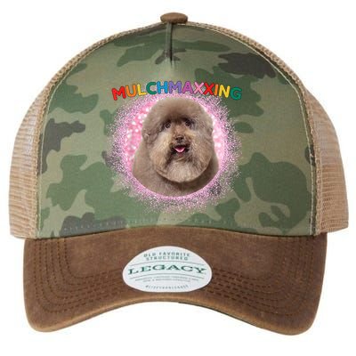 Mulch Gang 4 Life Mulchmaxxing Puppy Dog Meme For Dog Lovers Legacy Tie Dye Trucker Hat