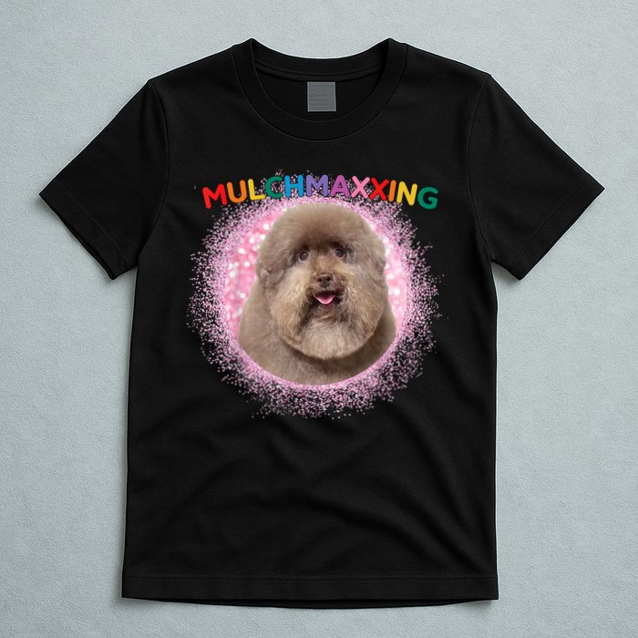 Mulch Gang 4 Life Mulchmaxxing Puppy Dog Meme For Dog Lovers T-Shirt