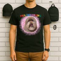 Mulch Gang 4 Life Mulchmaxxing Puppy Dog Meme For Dog Lovers T-Shirt