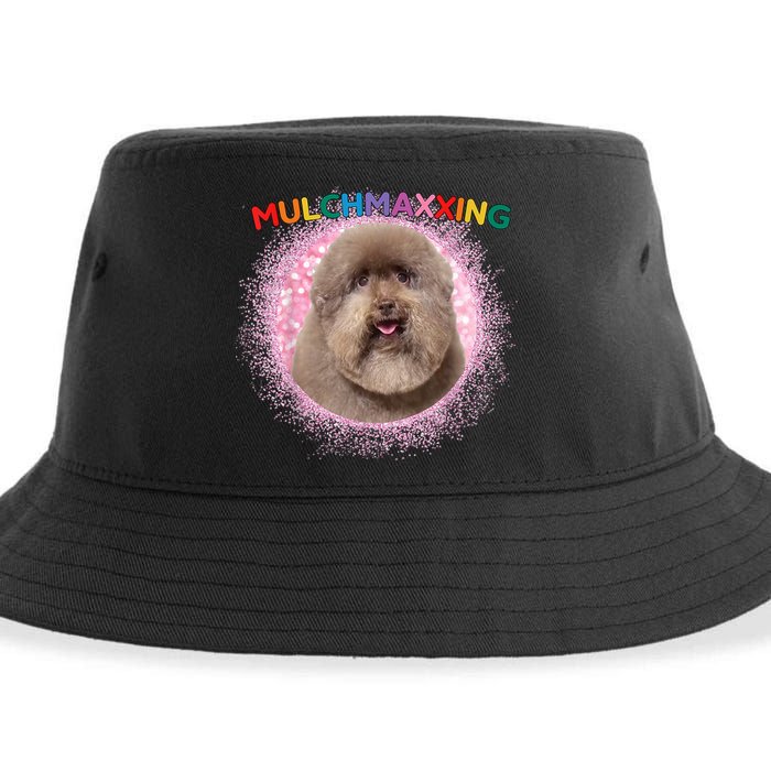 Mulch Gang 4 Life Mulchmaxxing Puppy Dog Meme For Dog Lovers Sustainable Bucket Hat
