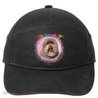 Mulch Gang 4 Life Mulchmaxxing Puppy Dog Meme For Dog Lovers 7-Panel Snapback Hat