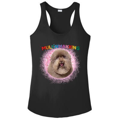 Mulch Gang 4 Life Mulchmaxxing Puppy Dog Meme For Dog Lovers Ladies PosiCharge Competitor Racerback Tank