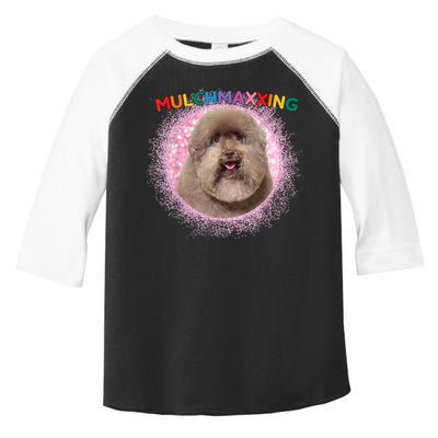 Mulch Gang 4 Life Mulchmaxxing Puppy Dog Meme For Dog Lovers Toddler Fine Jersey T-Shirt