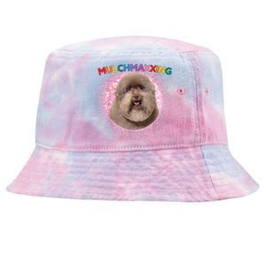 Mulch Gang 4 Life Mulchmaxxing Puppy Dog Meme For Dog Lovers Tie-Dyed Bucket Hat