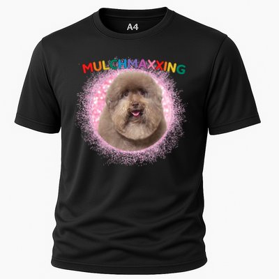 Mulch Gang 4 Life Mulchmaxxing Puppy Dog Meme For Dog Lovers Performance Shirt