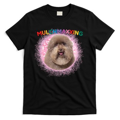 Mulch Gang 4 Life Mulchmaxxing Puppy Dog Meme For Dog Lovers T-Shirt