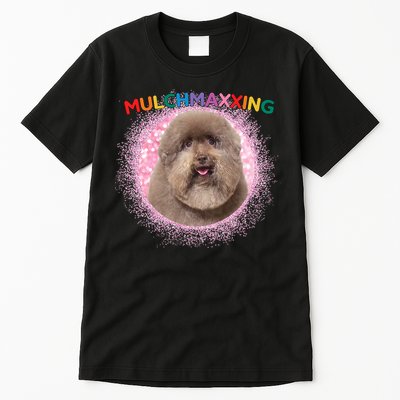 Mulch Gang 4 Life Mulchmaxxing Puppy Dog Meme For Dog Lovers Tall T-Shirt