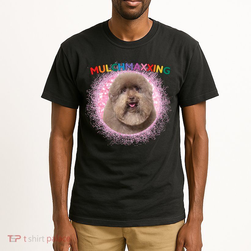 Mulch Gang 4 Life Mulchmaxxing Puppy Dog Meme For Dog Lovers Tall T-Shirt