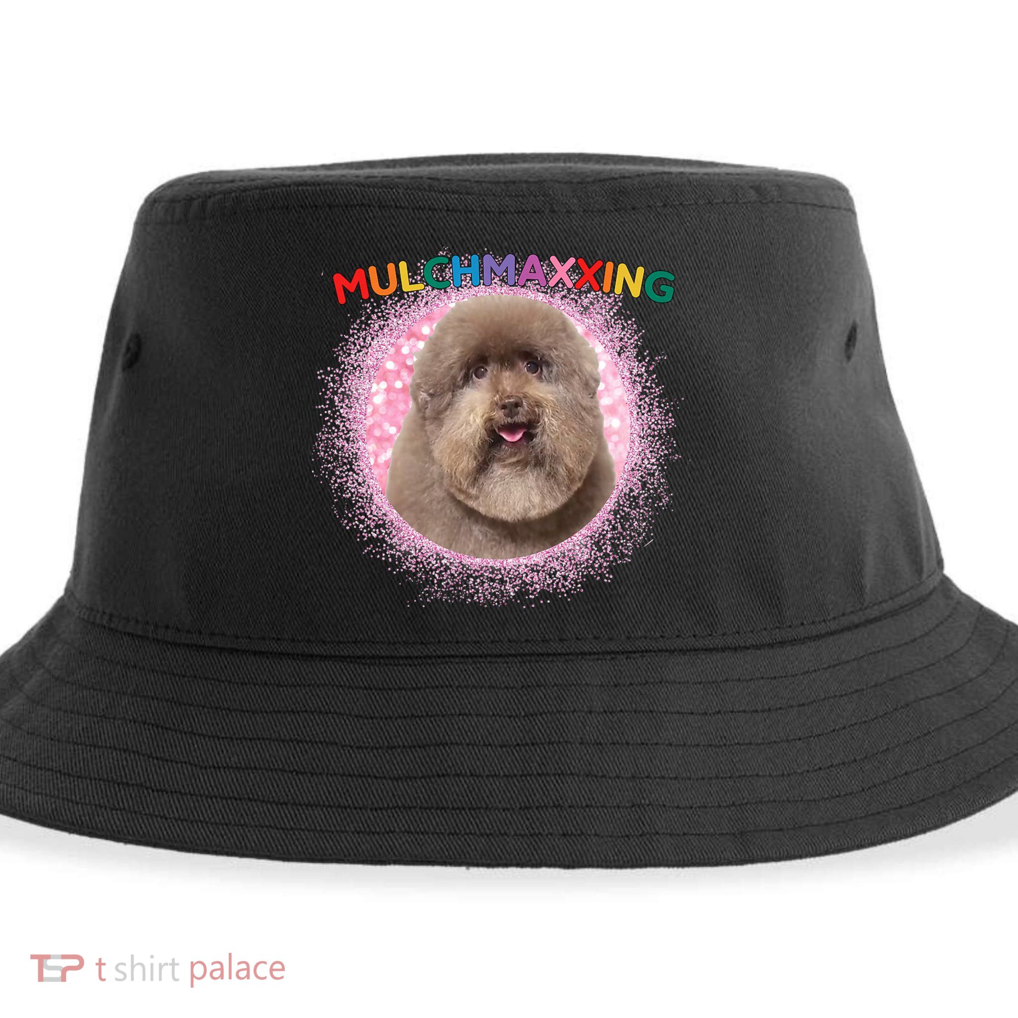 Mulch Gang 4 Life Mulchmaxxing Puppy Dog Meme For Dog Lovers Sustainable Bucket Hat