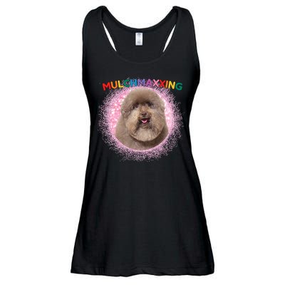 Mulch Gang 4 Life Mulchmaxxing Puppy Dog Meme For Dog Lovers Ladies Essential Flowy Tank