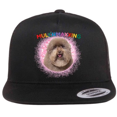 Mulch Gang 4 Life Mulchmaxxing Puppy Dog Meme For Dog Lovers Flatbill Hat