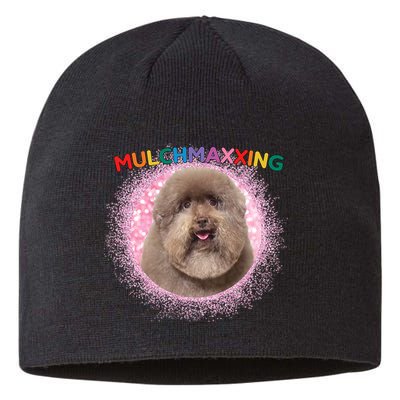 Mulch Gang 4 Life Mulchmaxxing Puppy Dog Meme For Dog Lovers Sustainable Beanie