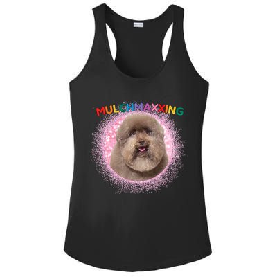 Mulch Gang 4 Life Mulchmaxxing Puppy Dog Meme For Dog Lovers Ladies PosiCharge Competitor Racerback Tank