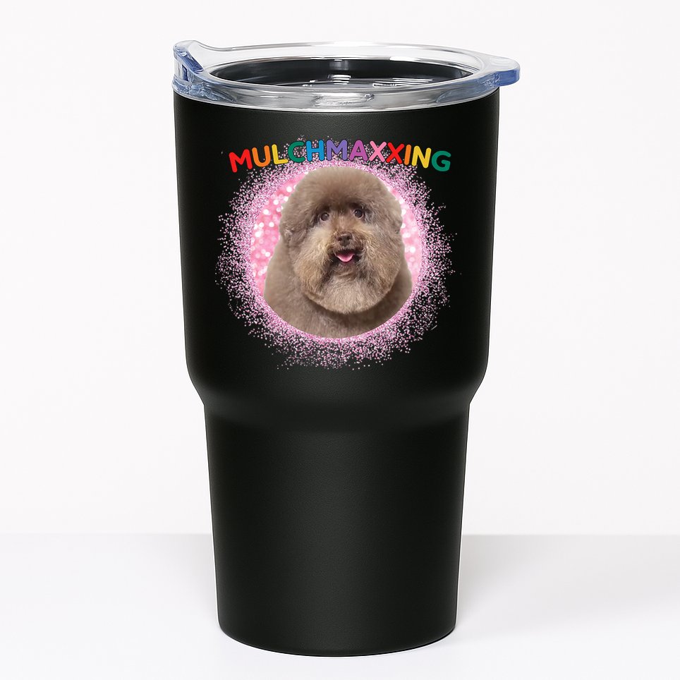 Mulch Gang 4 Life Mulchmaxxing Puppy Dog Meme For Dog Lovers Tumbler