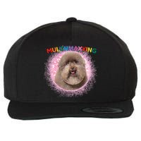 Mulch Gang 4 Life Mulchmaxxing Puppy Dog Meme For Dog Lovers Wool Snapback Cap