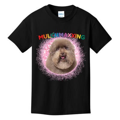 Mulch Gang 4 Life Mulchmaxxing Puppy Dog Meme For Dog Lovers Kids T-Shirt