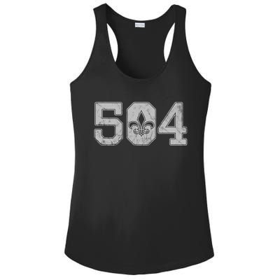 Mardi Gras 504 T Nola New Orleans Louisiana La 2019 Ladies PosiCharge Competitor Racerback Tank