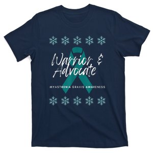 Myasthenia Gravis Awareness Teal Ribbon Warrior Advocate T-Shirt