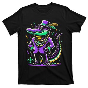 Mardi Gras Alligator Mardi Gras T-Shirt