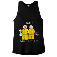 Mr Goofy Ahh Jesse We Need To Build Ladies PosiCharge Tri-Blend Wicking Tank
