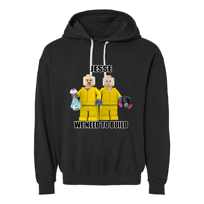 Mr Goofy Ahh Jesse We Need To Build Garment-Dyed Fleece Hoodie