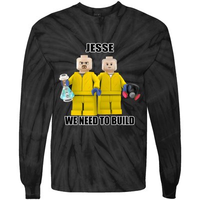 Mr Goofy Ahh Jesse We Need To Build Tie-Dye Long Sleeve Shirt