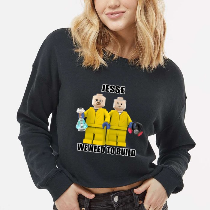 Mr Goofy Ahh Jesse We Need To Build Cropped Pullover Crew