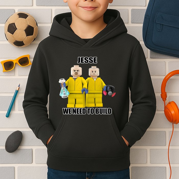 Mr Goofy Ahh Jesse We Need To Build Kids Hoodie