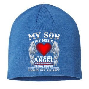 My Guardian Angel Son! Repass In Remembrance Gift Sustainable Beanie