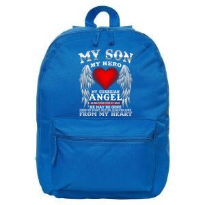 My Guardian Angel Son! Repass In Remembrance Gift 16 in Basic Backpack