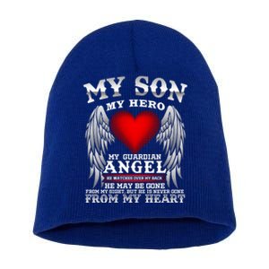 My Guardian Angel Son! Repass In Remembrance Gift Short Acrylic Beanie