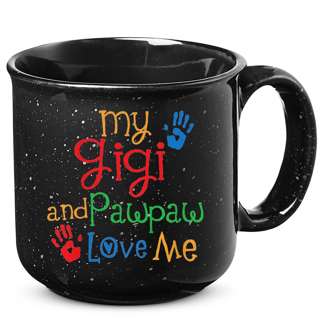 My Gigi And Pawpaw Love Me 15oz Campfire Ceramic Mug