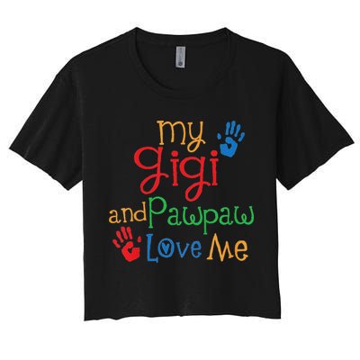 My Gigi And Pawpaw Love Me Crop Top