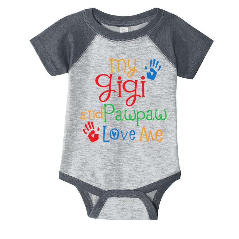 My Gigi And Pawpaw Love Me Infant Baby Jersey Bodysuit