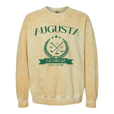 Masters Golf Augusta Georgia Colorblast Crewneck Sweatshirt