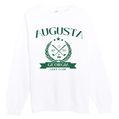 Masters Golf Augusta Georgia Premium Crewneck Sweatshirt