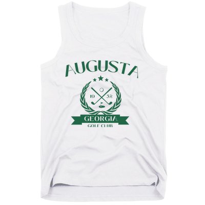 Masters Golf Augusta Georgia Tank Top