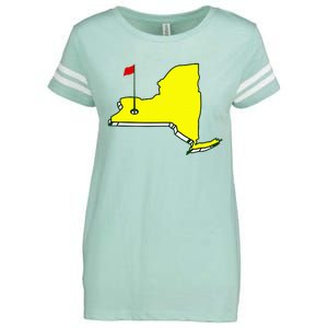 Master Golf Augusta Funny State New York Pocket Enza Ladies Jersey Football T-Shirt