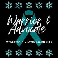 Myasthenia Gravis Awareness Teal Ribbon Warrior Advocate Impact Tech Backpack