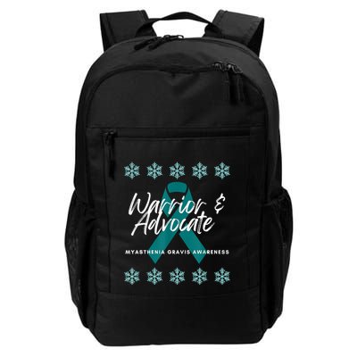 Myasthenia Gravis Awareness Teal Ribbon Warrior Advocate Backpack