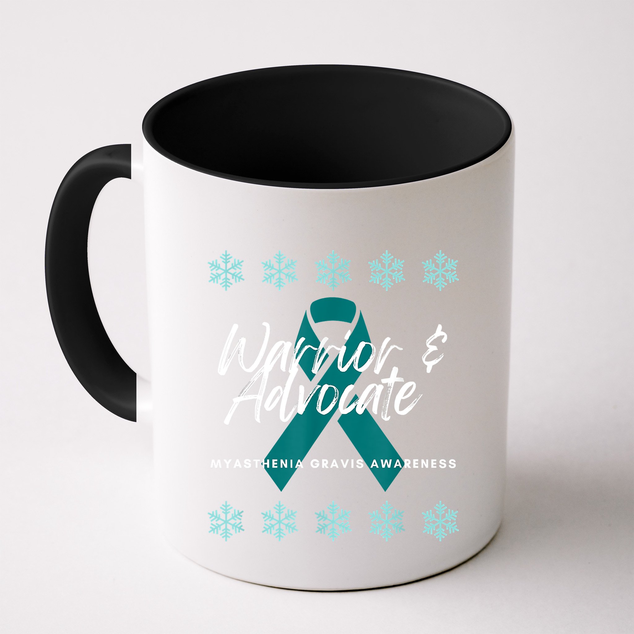 Myasthenia Gravis Awareness Teal Ribbon Warrior Advocate Mug