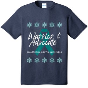 Myasthenia Gravis Awareness Teal Ribbon Warrior Advocate T-Shirt