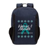 Myasthenia Gravis Awareness Teal Ribbon Warrior Advocate Vector Backpack