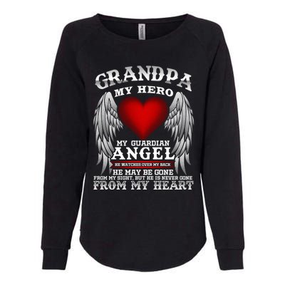 My Guardian Angel Grandpa! Repass In Remembrance Cute Gift Great Gift Womens California Wash Sweatshirt