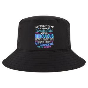 My Grand Are Favorite Funny Family Grandpa Grandma Cool Comfort Performance Bucket Hat