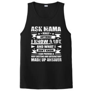 Mama Gift Ask Her Anything Gift Funny Birthday Mothers Day Gift PosiCharge Competitor Tank