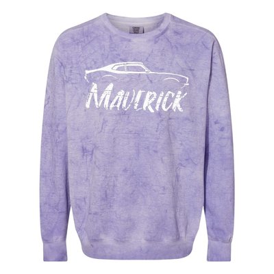 Maverick Grabber American Muscle Car Colorblast Crewneck Sweatshirt