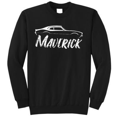 Maverick Grabber American Muscle Car Tall Sweatshirt